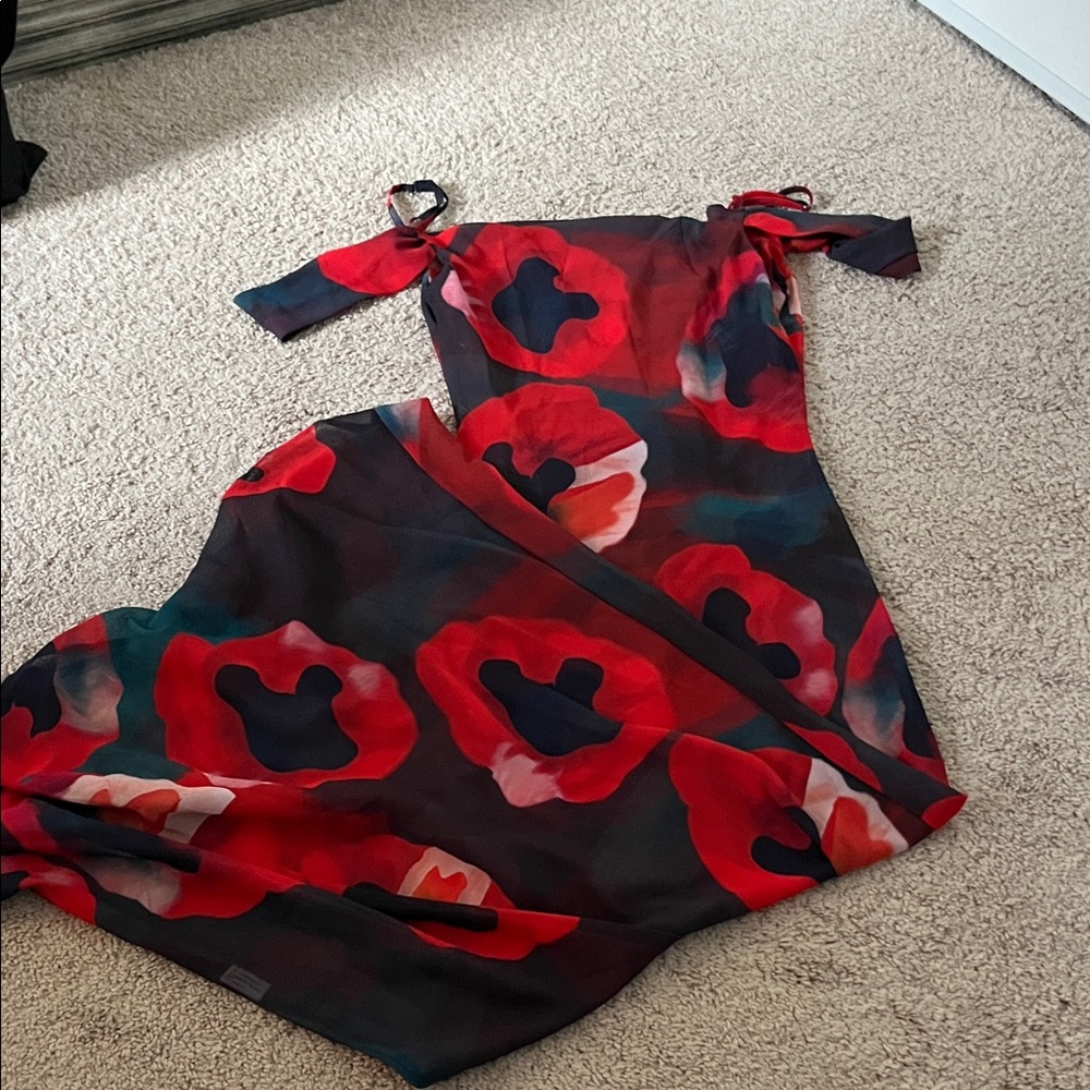 Floral Off-Shoulder Dress